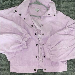 Fashion nova purple corduroy jacket